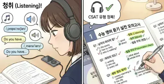 고등학교 영어 내신에서 본문 해석과 문장 구조 분석, 어휘 반복 학습, 문법 적용 및 서술형 대비가 필요하거나 고등학교 1학...