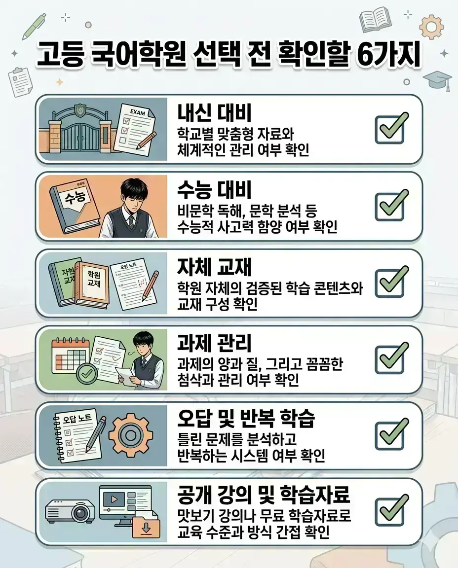 고등학교 진학을 앞두고 있거나 고등 내신과 수능 국어를 함께 준비하면서 지문 이해부터 문제풀이와 과제 관리까지 체계적인...